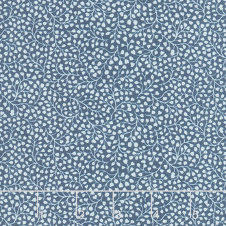 Chelsea Garden - Ambling Vine Navy Yardage