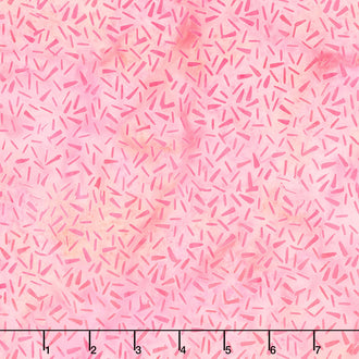 Charming Batiks - Sprinkles Pink Blush Yardage