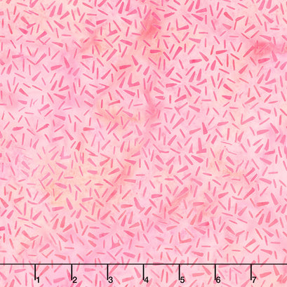 Charming Batiks - Sprinkles Pink Blush Yardage