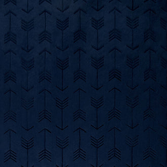 Cuddle® Embossed Arrow - Navy 60" Minky Yardage