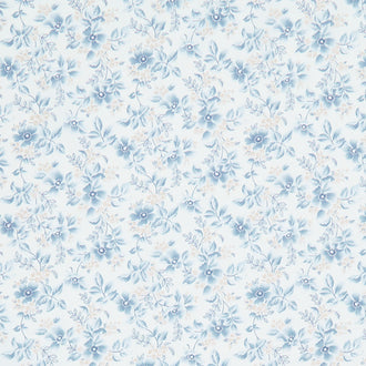 Cascade - Delicate Blossoms Cloud Sky Yardage