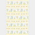 Zest For Life - Daisy and Lemon Jars Repeating Stripe Multi Yardage Alternative View #1