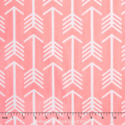 Cuddle® Prints - Archer Coral Snow 60" Minky Yardage