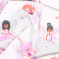 Fairy Dust - Fairies Ribbon Dances Blush Yardage Alternative View #1