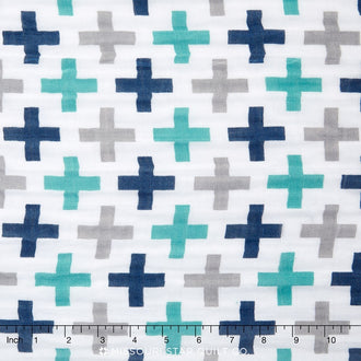 Embrace - Double Gauze A+ Teal Yardage