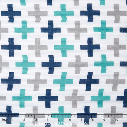 Embrace - Double Gauze A+ Teal Yardage