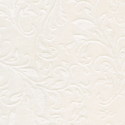 Cuddle® Double Sided Embossed Isabella Spa - Ivory 60" Minky Yardage