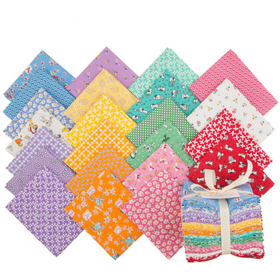 Aunt Grace Baskets of Scraps Fat Quarter Bundle