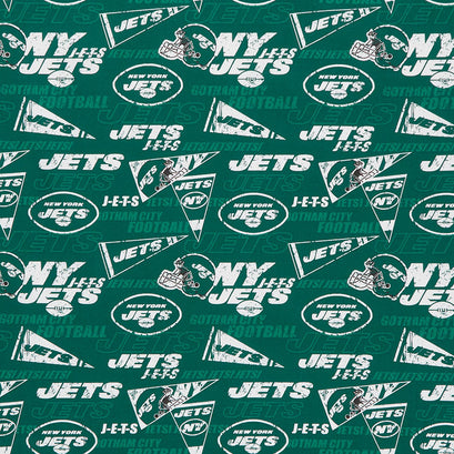 NFL - New York Jets Green White Yardage