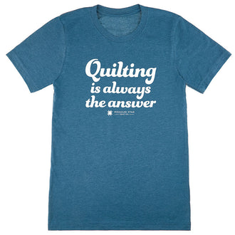 2022 MSQC Black Friday Quilting is Always the Answer Shirt - 3XL