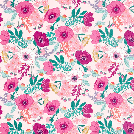 Wandering - Felicity Blush Yardage