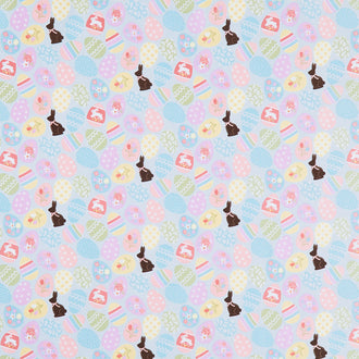 Bunny Trail - Easter Eggs Powder Yardage