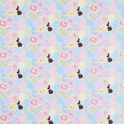 Bunny Trail - Easter Eggs Powder Yardage