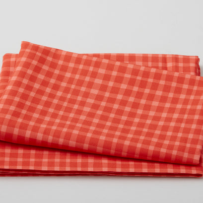 A Bushel and A Peck - Picnic Blanket Plaid Red 2 Yard Cut