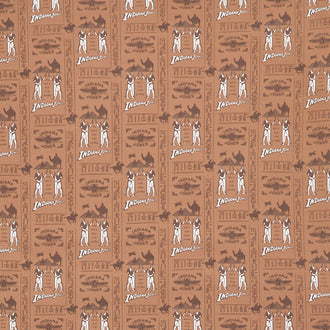 Indiana Jones - Hieroglyphics Brown Yardage