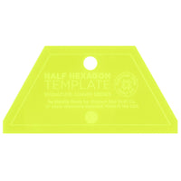 Missouri Star Small Half Hexagon Template for 5" Charm Packs & 2.5" Jelly Rolls Primary Image