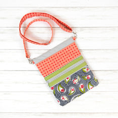 Caitlyn Crossbody Tote Bag Kit - Zippity-Do-Done™ Gray Primary Image