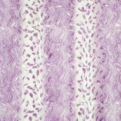 Luxe Cuddle® - Wild Lynx Ice Lavender Minky Yardage