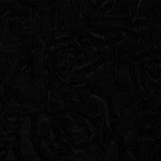 Luxe Cuddle® - Demi Rose Black Minky Yardage