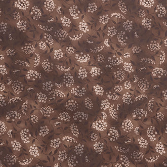 Fusions Wide - Flowers Coffee 108" Wide Backing