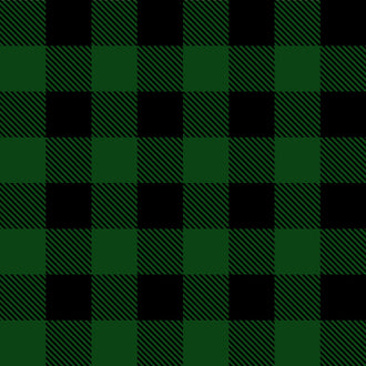 Cuddle® Prints - Buffalo Check Evergreen Black Minky Yardage