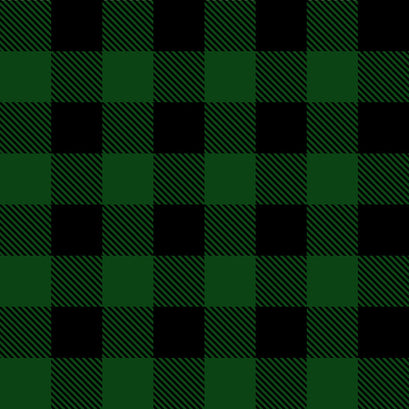 Cuddle® Prints - Buffalo Check Evergreen Black Minky Yardage