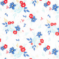 Sweet Freedom - Main Floral Sand Dollar Sparkle Yardage Primary Image