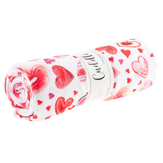 Cuddle® Digital Prints - Always and Forever Scarlet 2 Yard Cut