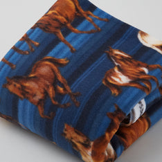 Winterfleece Prints - Stallions Navy 2 Yard Cut Primary Image