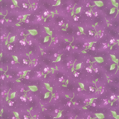 Camille - Flowers Plum Yardage