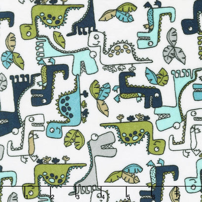 Cuddle® Prints - Roar! Teal 60" Minky Yardage