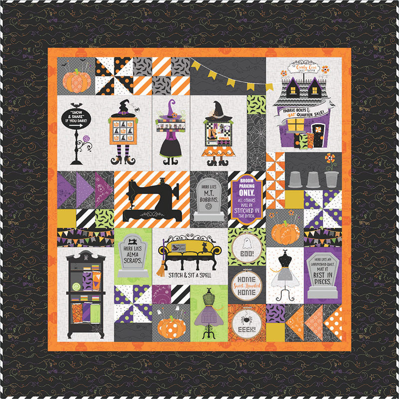 Candy Corn Quilt Shoppe Quilt Kit Primary Image