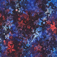 Artisan Batiks - Liberty - Stars Marine Yardage Primary Image