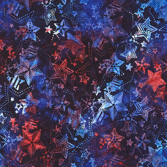 Artisan Batiks - Liberty - Stars Marine Yardage