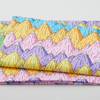 Tropical Jungle - Mountains Multi 2 Yard Cut