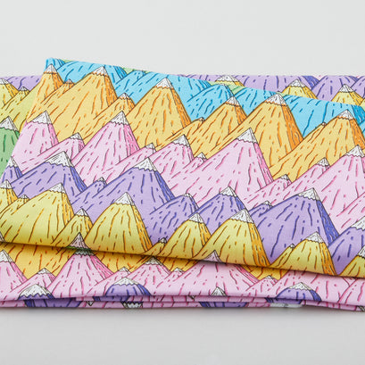 Tropical Jungle - Mountains Multi 2 Yard Cut