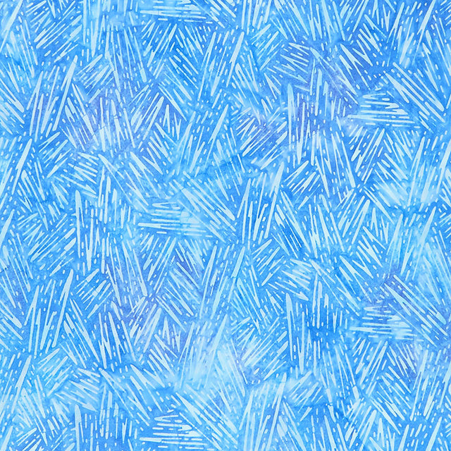 Blue Wavy Lines on Blue Wood Pattern Quilting Sewing Fabric by the