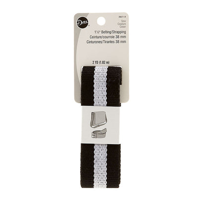 1-1/2" Polypro Purse Strapping - Black & White