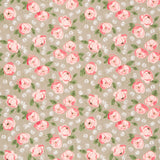 Country Rose - Country Bouquet Taupe Yardage Primary Image