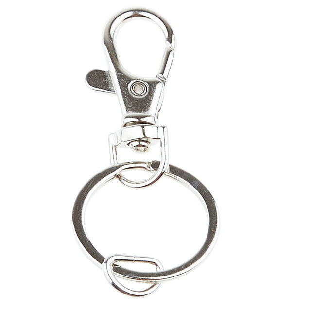 Swivel Lobster Clasp Snap Hook with Square D-Ring - Trimming Shop