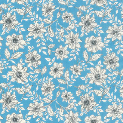 Cadence - Dahlia Cornflower Yardage