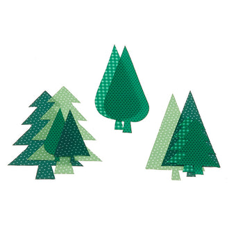 Missouri Star Iron-on Fabric - Christmas Trees