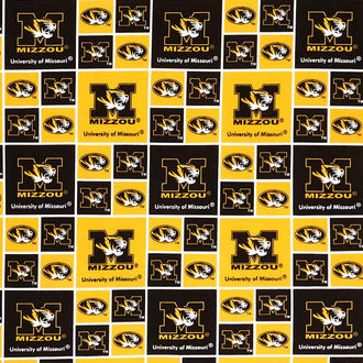 College - University of Missouri Allover Yardage