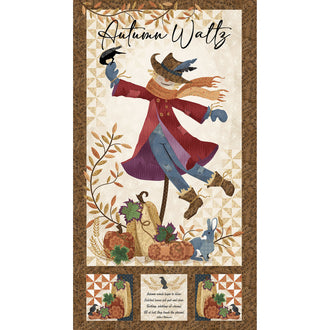 Autumn Waltz - Scarecrow Tan Panel