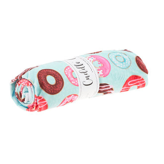 Cuddle® Digital Print - Donuts Saltwater 2 Yard Cut