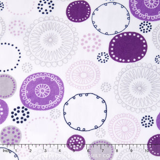 Cuddle® Prints - Whimsy Circle Jewel 60" Minky Yardage