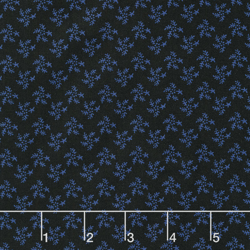 Nightfall (Maywood Studio) - Sprigs Black Navy Yardage Primary Image