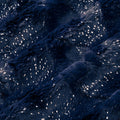 Luxe Cuddle® - Dazzle Navy Silver Metallic Minky Yardage Alternative View #1