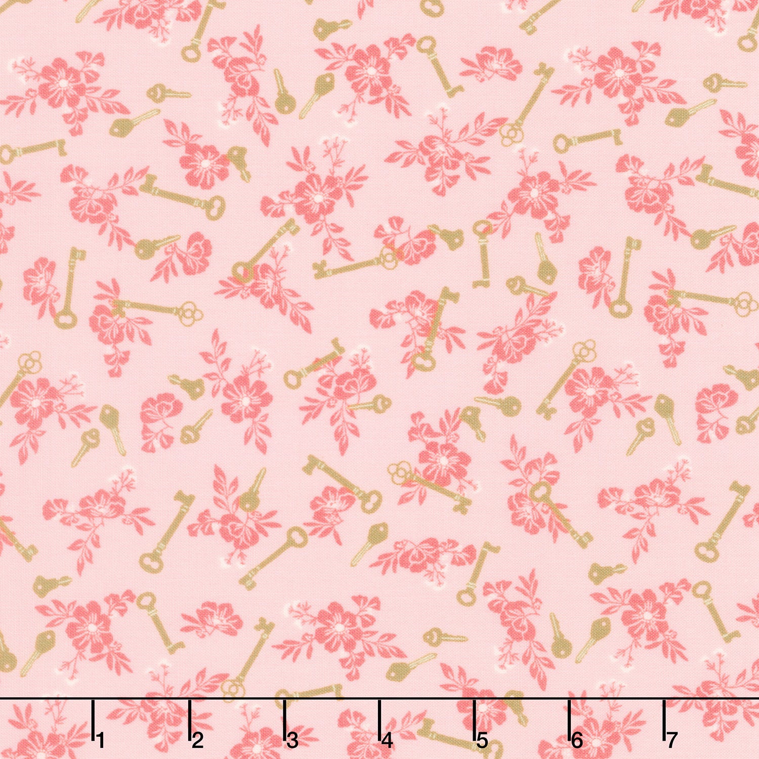 Riley Blake Designs - With A Flourish by Simple Simon - C12734-BLUSH -  Leaves Blush