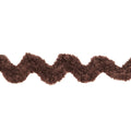 Chenille Ric Rac - 5/8" Brown Primary Image